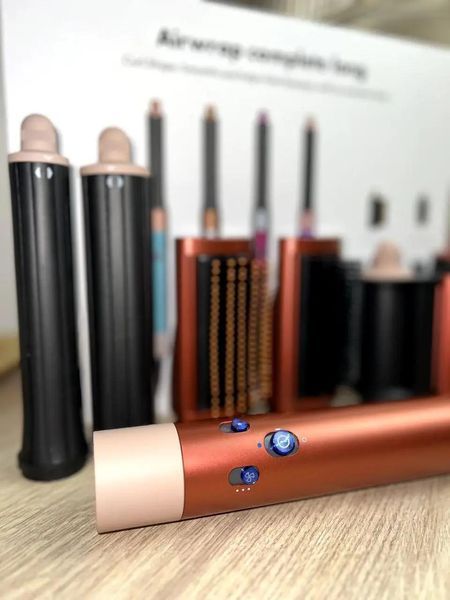 Стайлер для волосся HS05 Airwrap Complete Long 6 насадок Strawberry Bronze/Blush Pink Id_014 фото